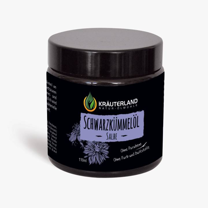 Kräuterland · Premium Schwarzkümmelöl Salbe ab 9,90